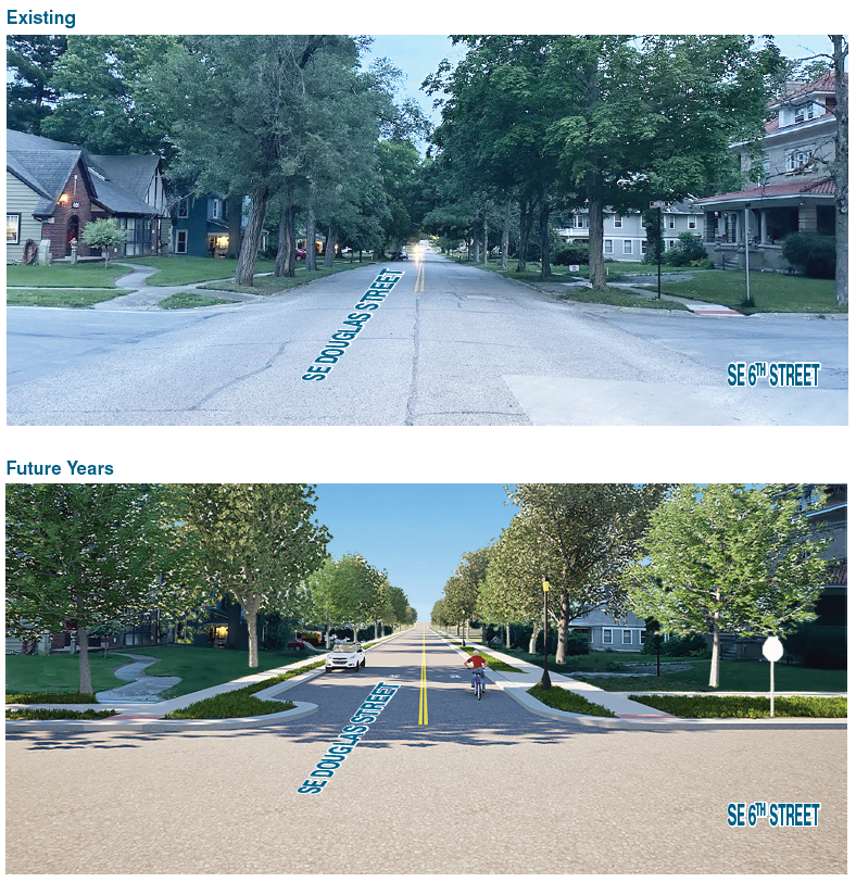 Southeast DOUGLAS STREET & Southeast Sixth Street